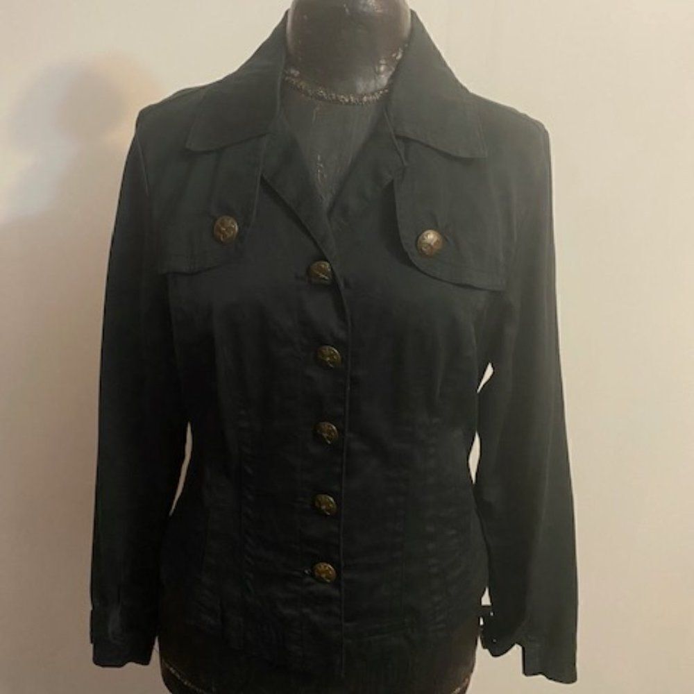 Live A Little Black Blazer, size S